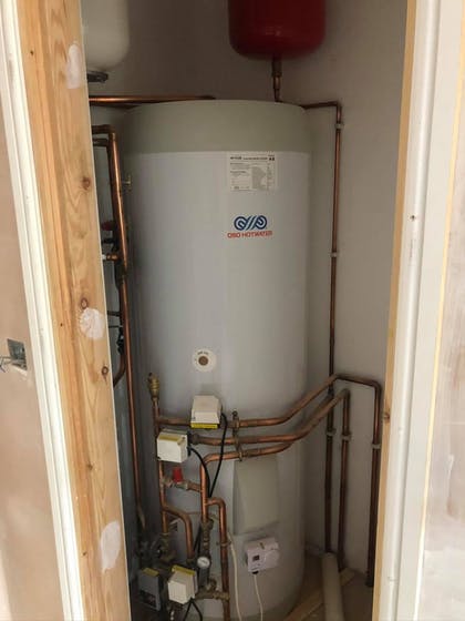 OSO Unvented Cylinder (new build)